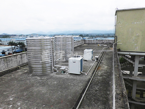 台山市南洲五金工艺有限公司200人工厂宿舍空气能热水工程