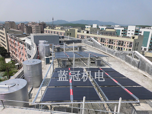 洋鑫商务酒店太阳能空气能热水工程整体图